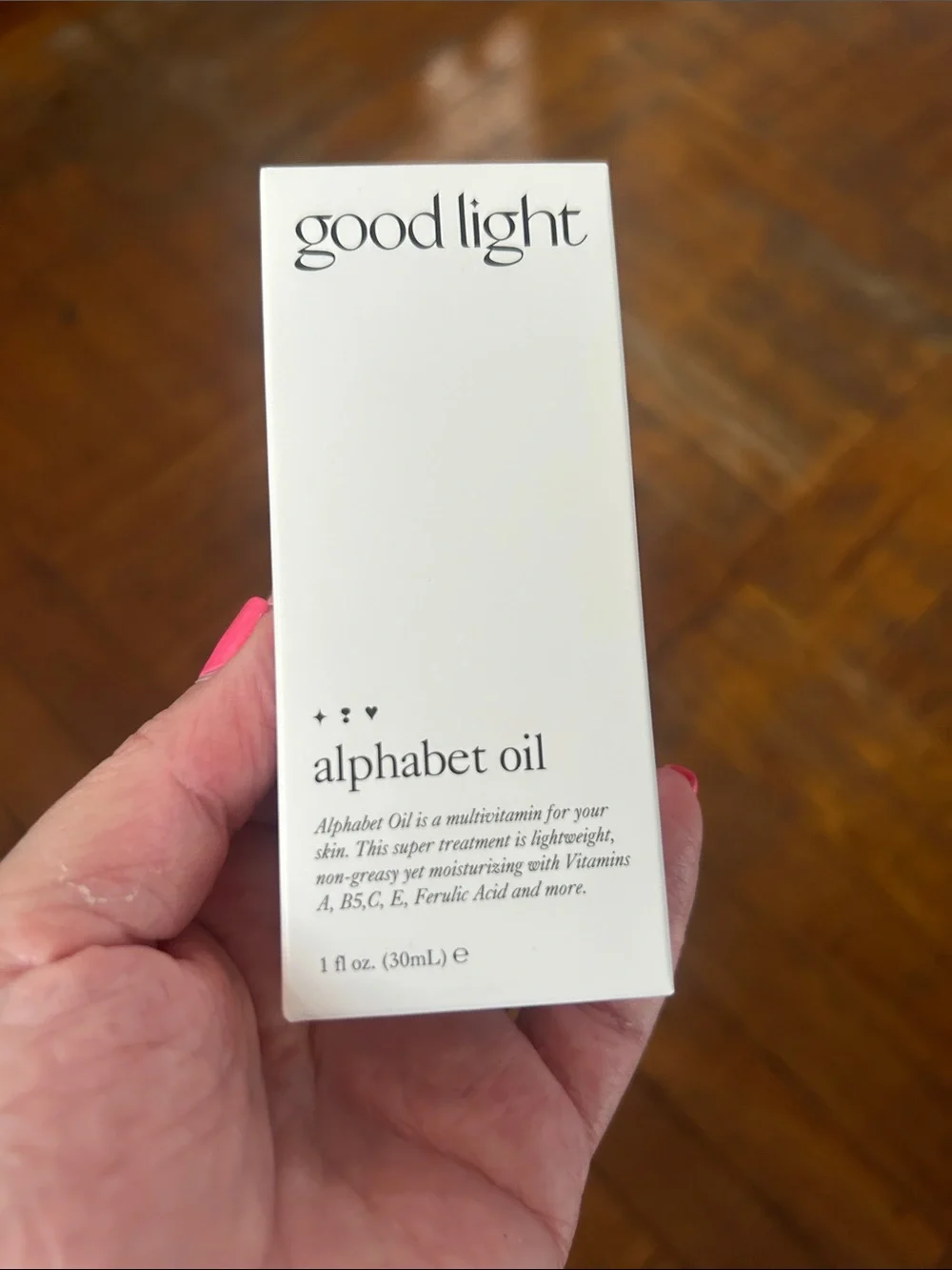 Alphabet Oil - Hydrating Face Oil Serum (Green)
